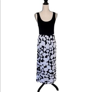 Kensie Black/White Maxi Sundress Size Medium​